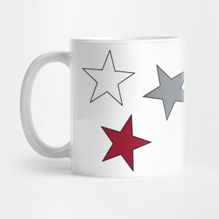 UA Star (3-Pack) Sticker Mug